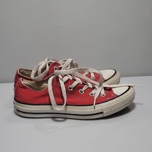 Converse All Star low top Red Canvas Sneakers 5.5 women's, 3.5 men's , EU 36